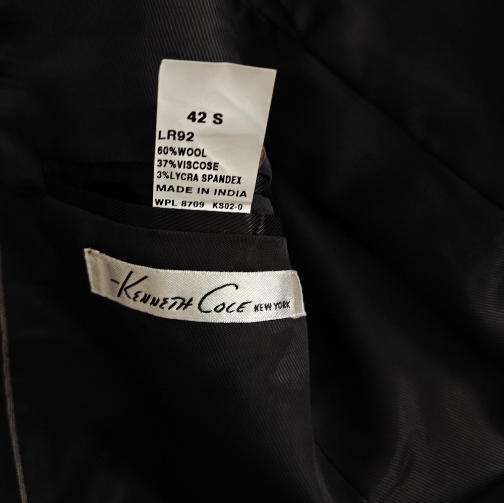 Kenneth Cole New York Black Sport Coat